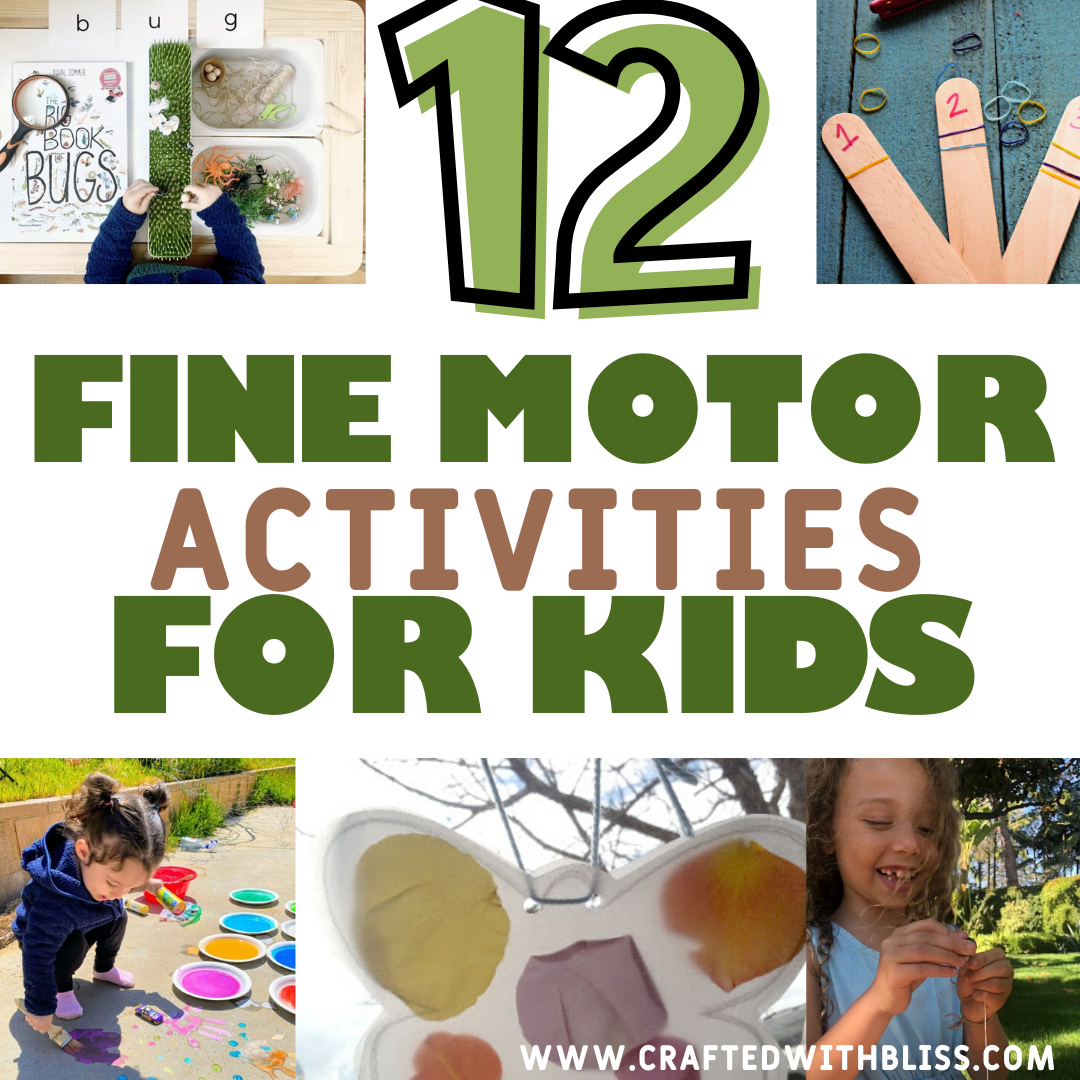 12 Easy Fine Motor Activities at Home
