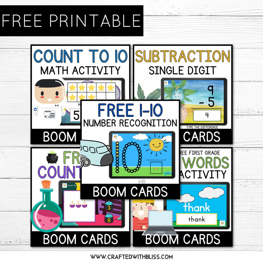 FREE Boom Cards Learning Decks