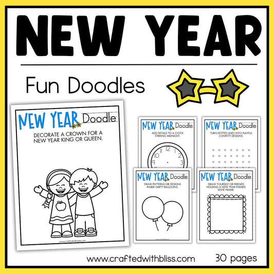 New Years Fun Doodles
