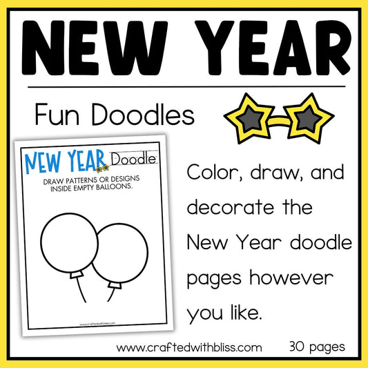 New Years Fun Doodles