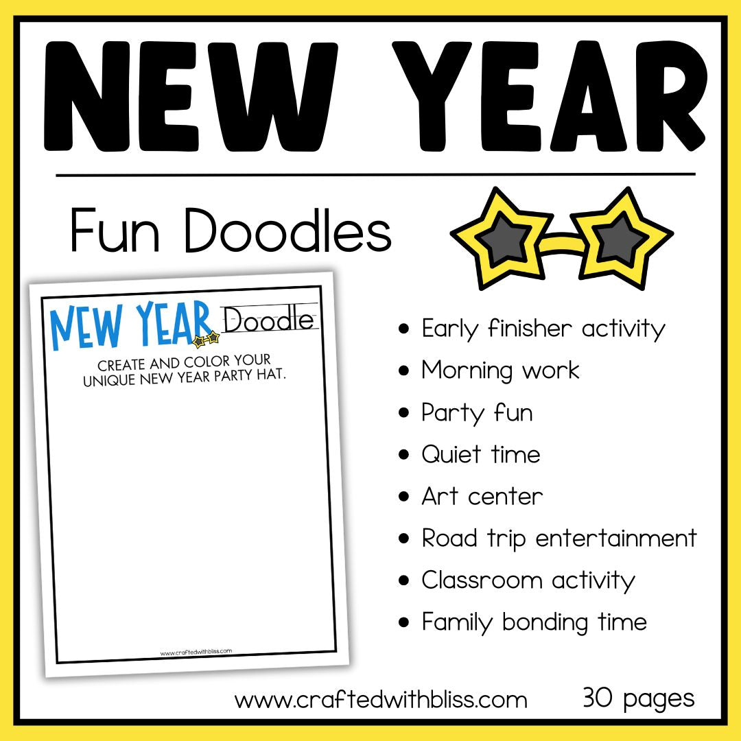 New Years Fun Doodles