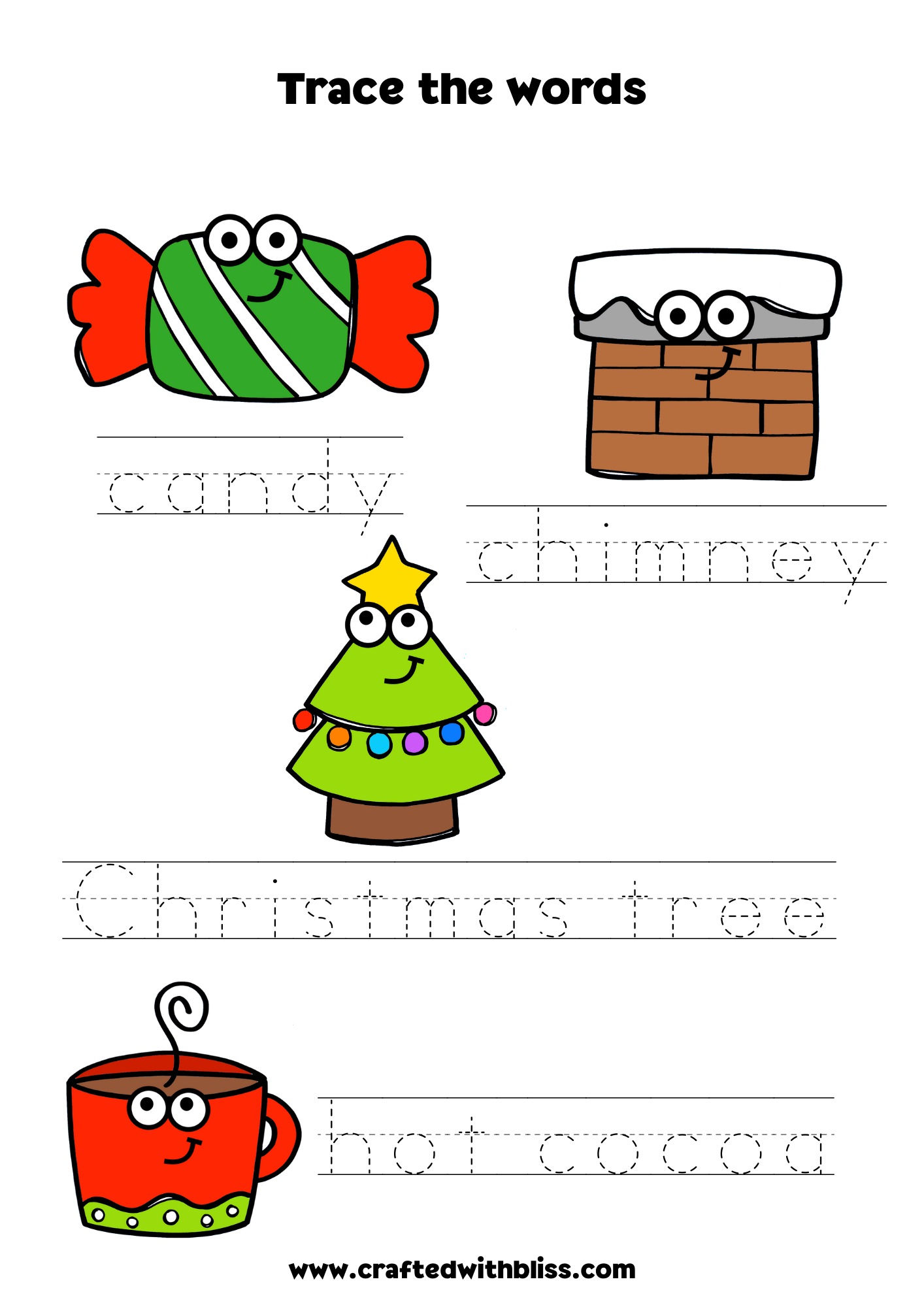 10 Christmas BINGO For Preschool-Kindergarten