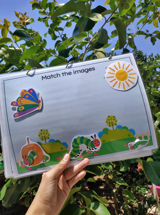 The Very Hungry Caterpillar Busy Book PreK and Toddler Learning Binder Activities Spring Center