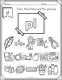 NO PREP PL Beginning Blend Phonics Worksheet - 25 PAGES