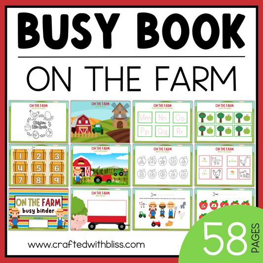 On the Farm Busy Book