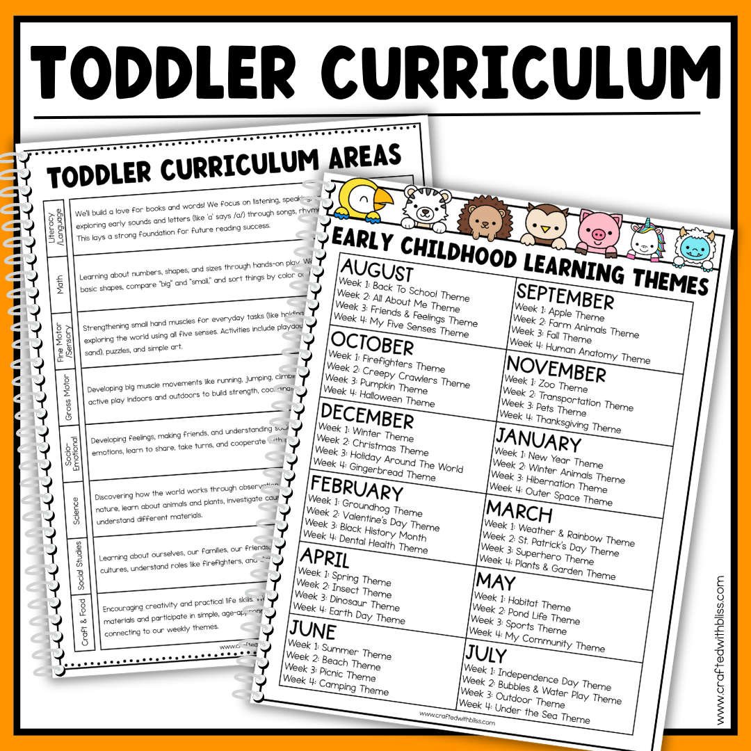 September Toddler Curriculum Activities and Printable Tot School Homeschool