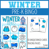 10 Winter BINGO For Preschool-Kindergarten