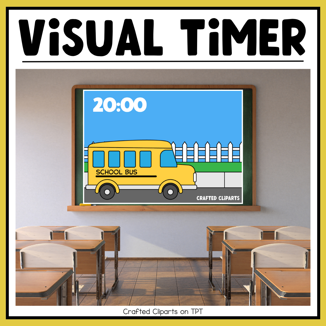 Back To School Visual Timer Classroom Management Tool Transition PPT Video