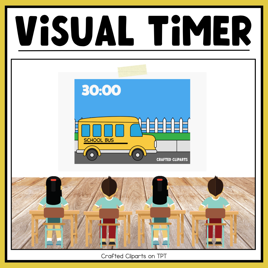 Back To School Visual Timer Classroom Management Tool Transition PPT Video