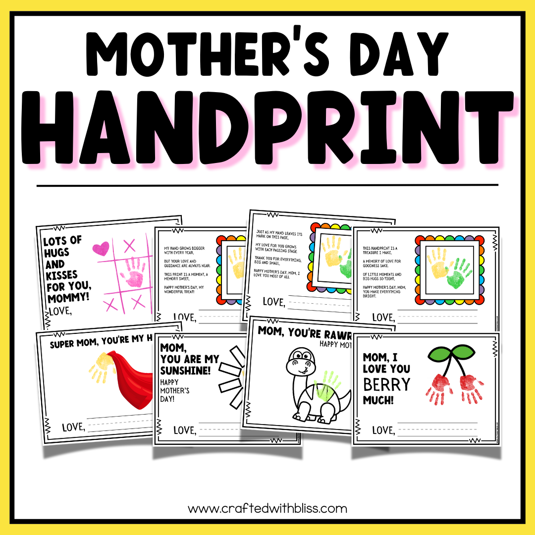 Mother's Day Handprint Keepsake Art