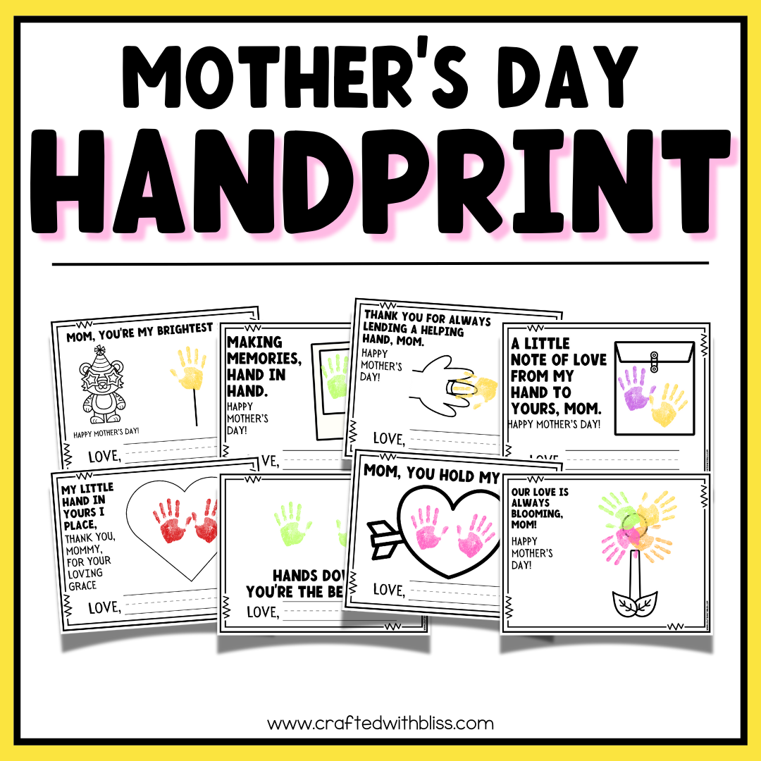 Mother's Day Handprint Keepsake Art