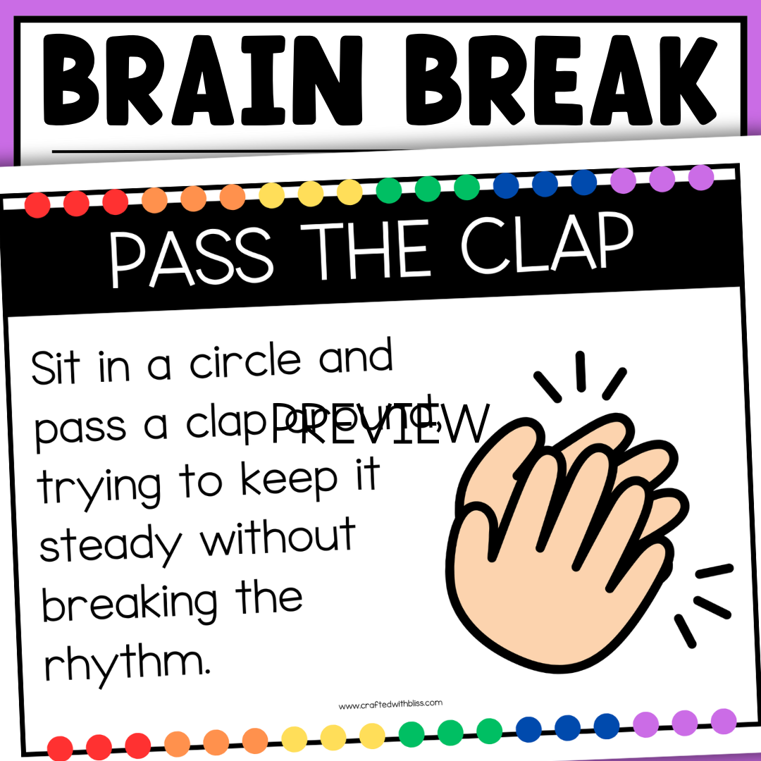 50 Brain Break Games PPT