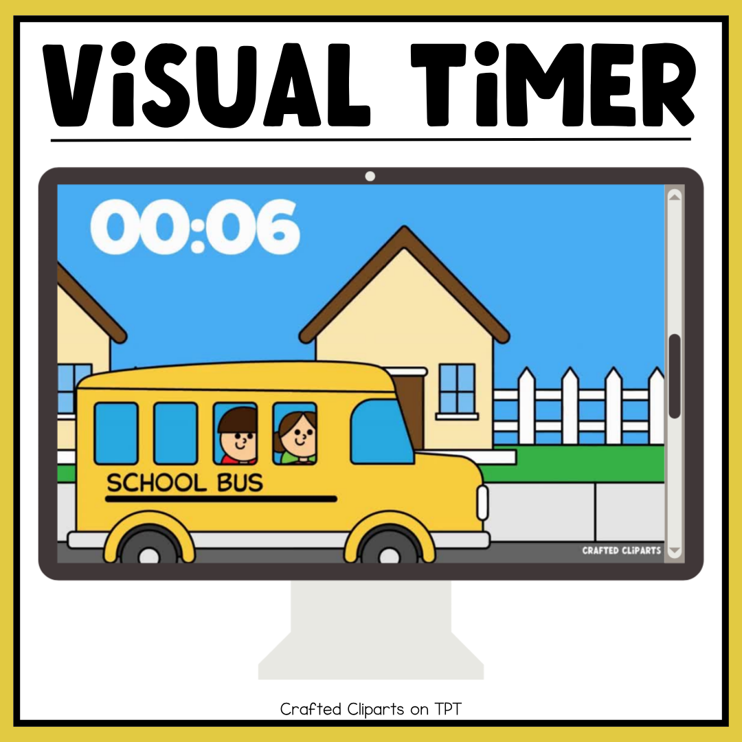 Back To School Visual Timer Classroom Management Tool Transition PPT Video