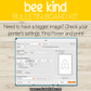 Bee Kind Gnome Bulletin Board Kit Door Classroom Decor Spring April Kindness