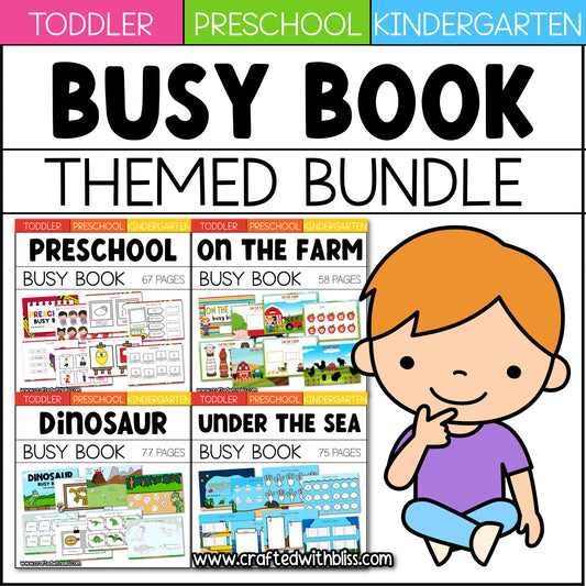 Themed Busy Book Mini Bundle