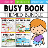 Themed Busy Book/Binder Growing Bundle (SpEd, Toddler and Pre-K) Preschool Busy Book! Save More with this bundle!