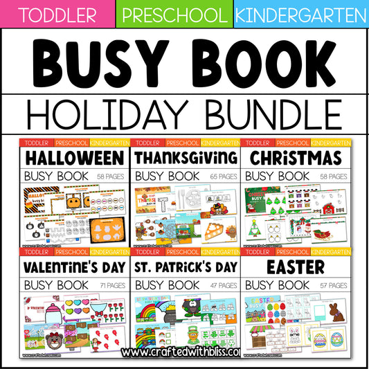 Holidays Busy Book Mini Bundle