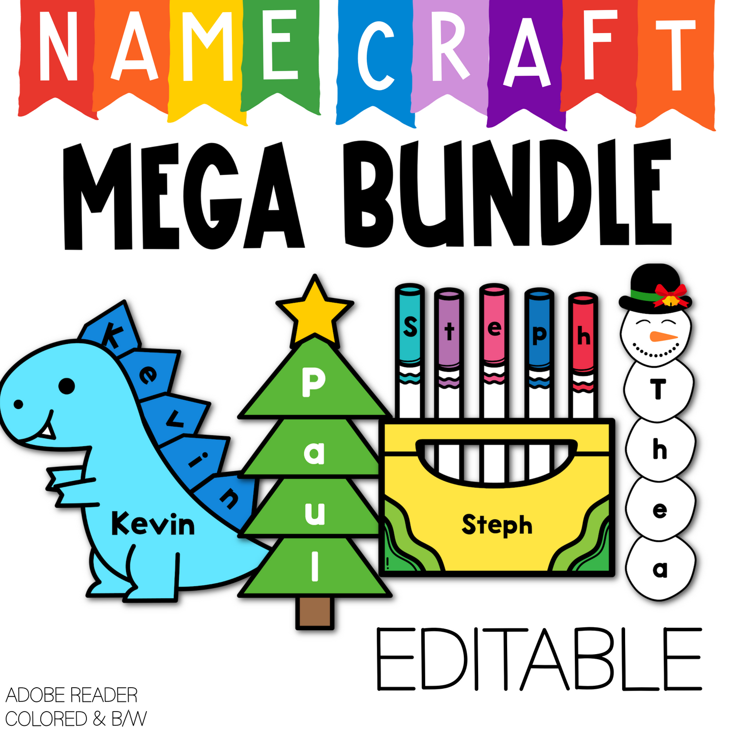 Name Craft For Kids MEGA Bundle