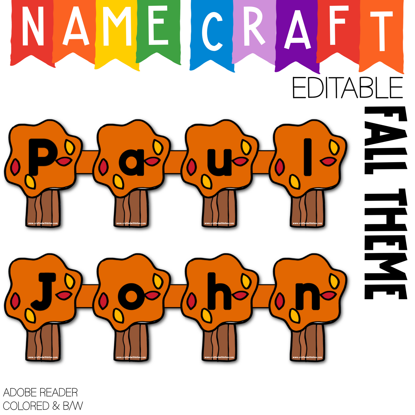 Name Craft For Kids MEGA Bundle