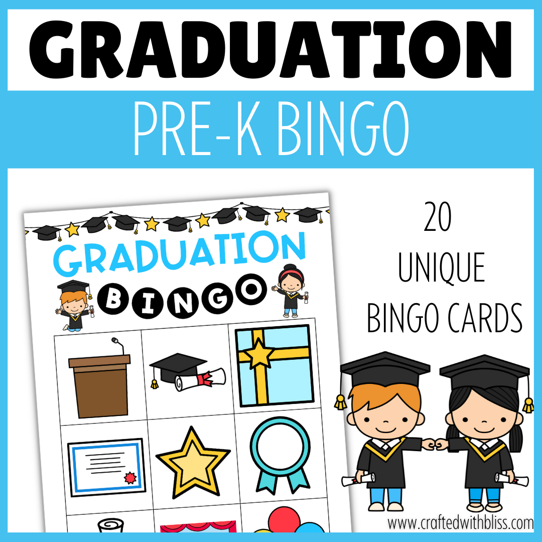 20 Cards Graduation BINGO For Preschool-Kindergarten – CraftedwithBliss 20-cards-graduation-bingo-for-preschool-kindergarten-craftedwithbliss