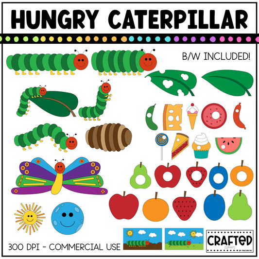 Hungry Caterpillar Clipart