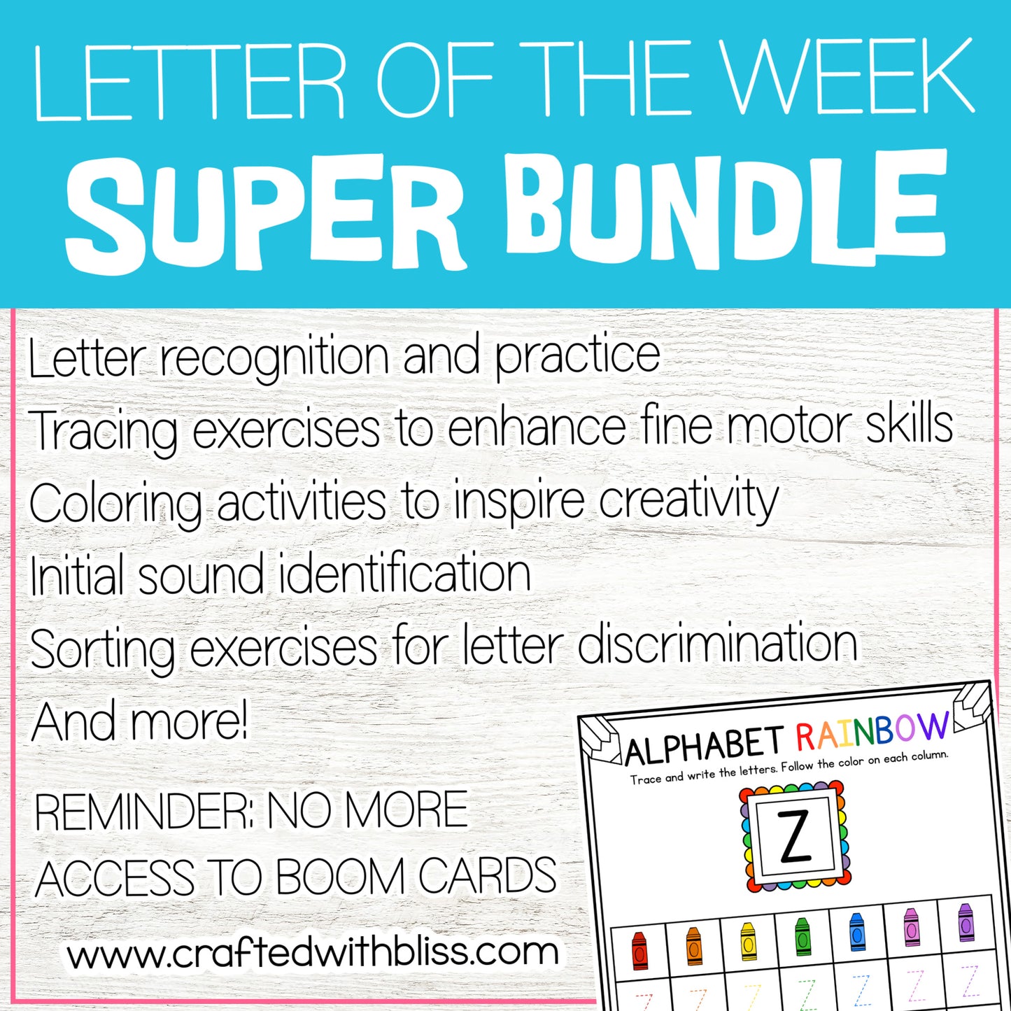 Alphabet Worksheet Mega Bundle