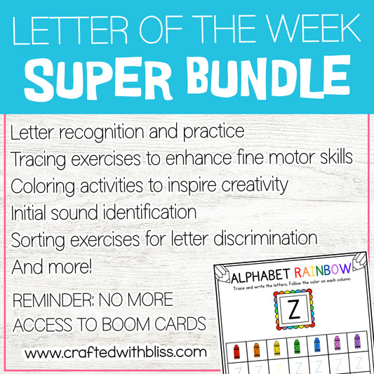 Alphabet Worksheet Mega Bundle