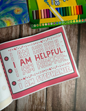 Personalized Affirmation Coloring Book | Gift Ideas | Birthday Gift | Custom Coloring Book