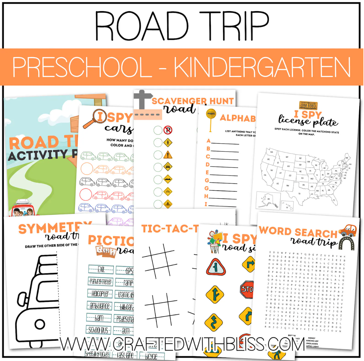 Road Trip Theme Games and Activities For Kids