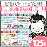 Editable End of the Year Awards Classroom Certificate Theme Part 2