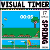 Spring Visual Timer Countdown Classroom Management Tool Transition PPT Video
