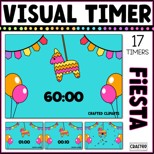 Cinco De Mayo Visual Timer Countdown Classroom Management Tool Fiesta Theme