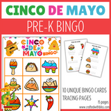 10 Cinco De Mayo BINGO For Preschool-Kindergarten