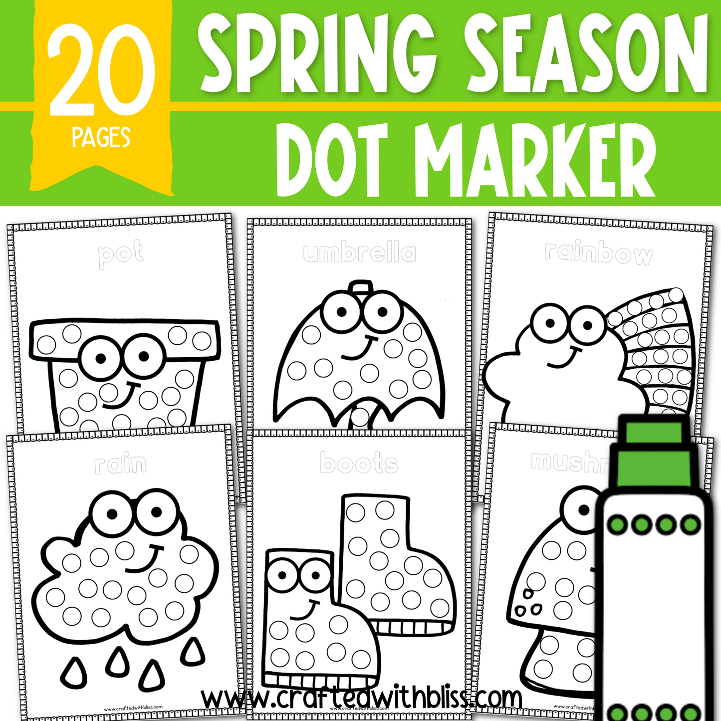 Themed Dot Marker Mega Bundle