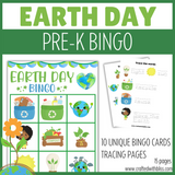 10 Earth Day BINGO For Preschool-Kindergarten