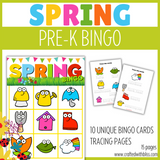 10 Spring BINGO For Preschool-Kindergarten