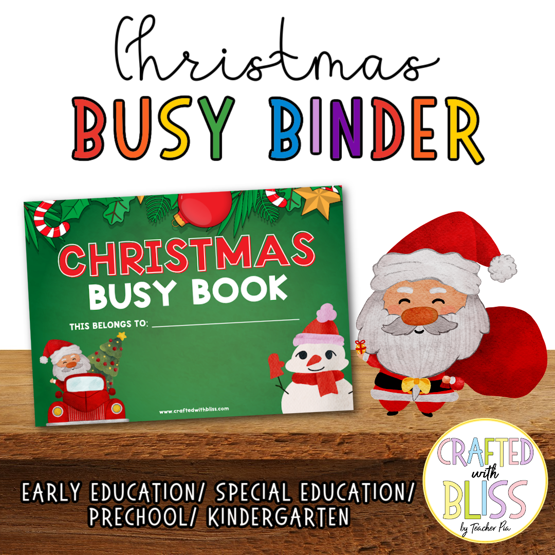 Holidays Busy Book/Binder Bundle SpEd, Toddler and Pre-K