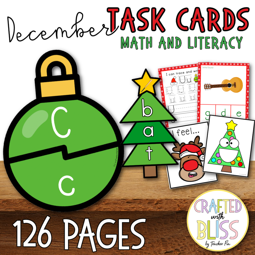 Task Cards Math and Literacy Mega Bundle
