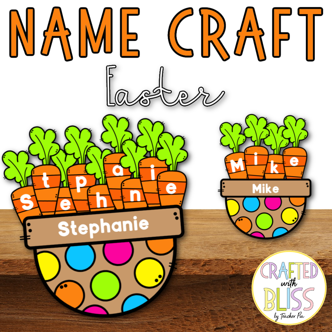 All Year Name Craft For Kids Big Bundle (Preschool, Sped, Kindergarten) Save More with this bundle!