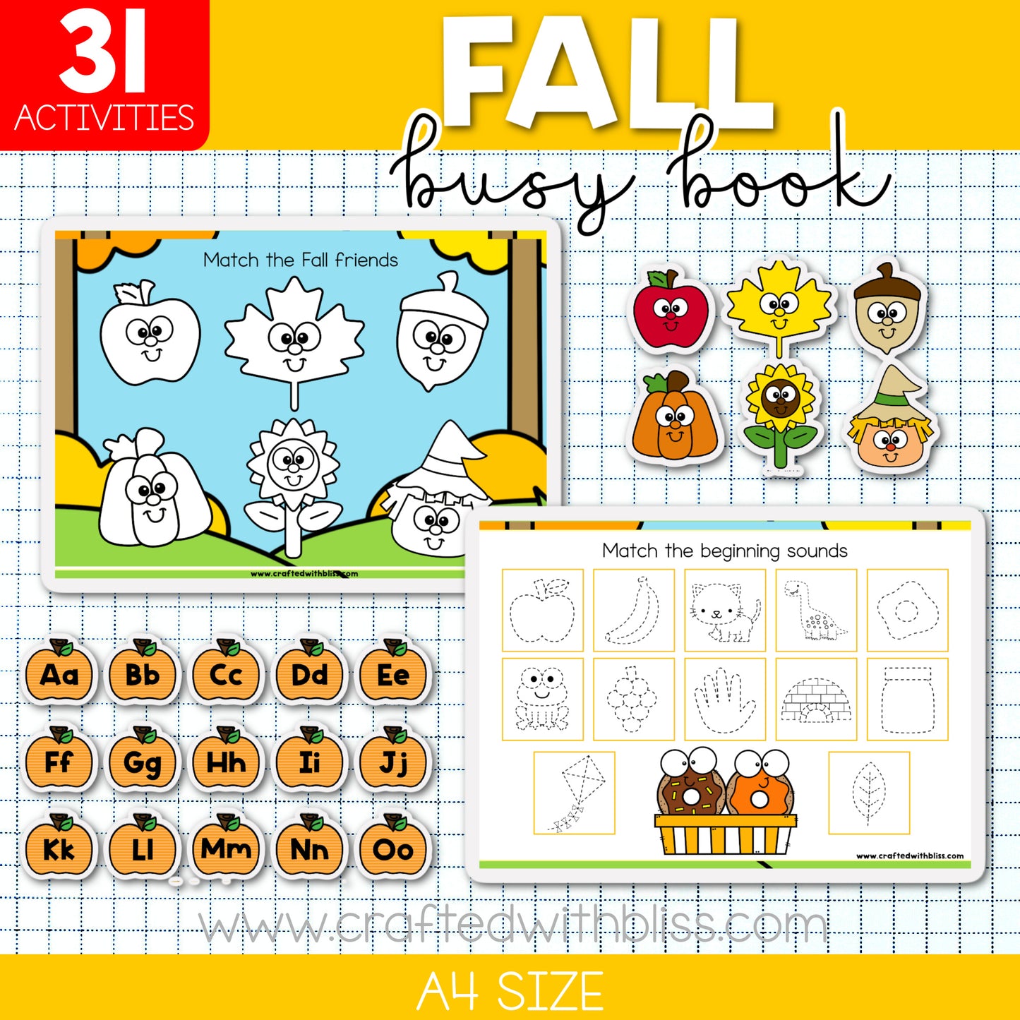 Four Seasons Busy Book/Binder Big Bundle (SpEd, Toddler and Pre-K) Spring, Summer, Fall and Winter! Save More with this bundle!