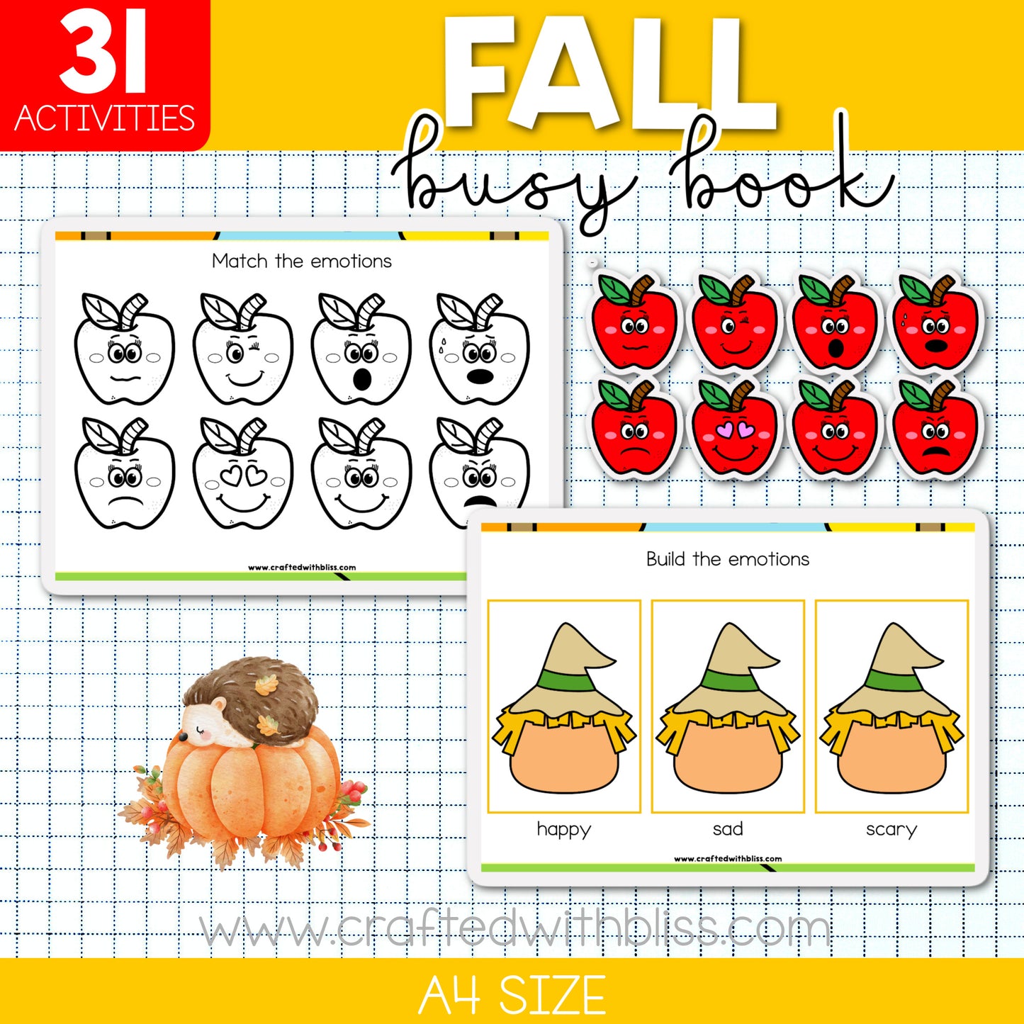 Four Seasons Busy Book/Binder Big Bundle (SpEd, Toddler and Pre-K) Spring, Summer, Fall and Winter! Save More with this bundle!