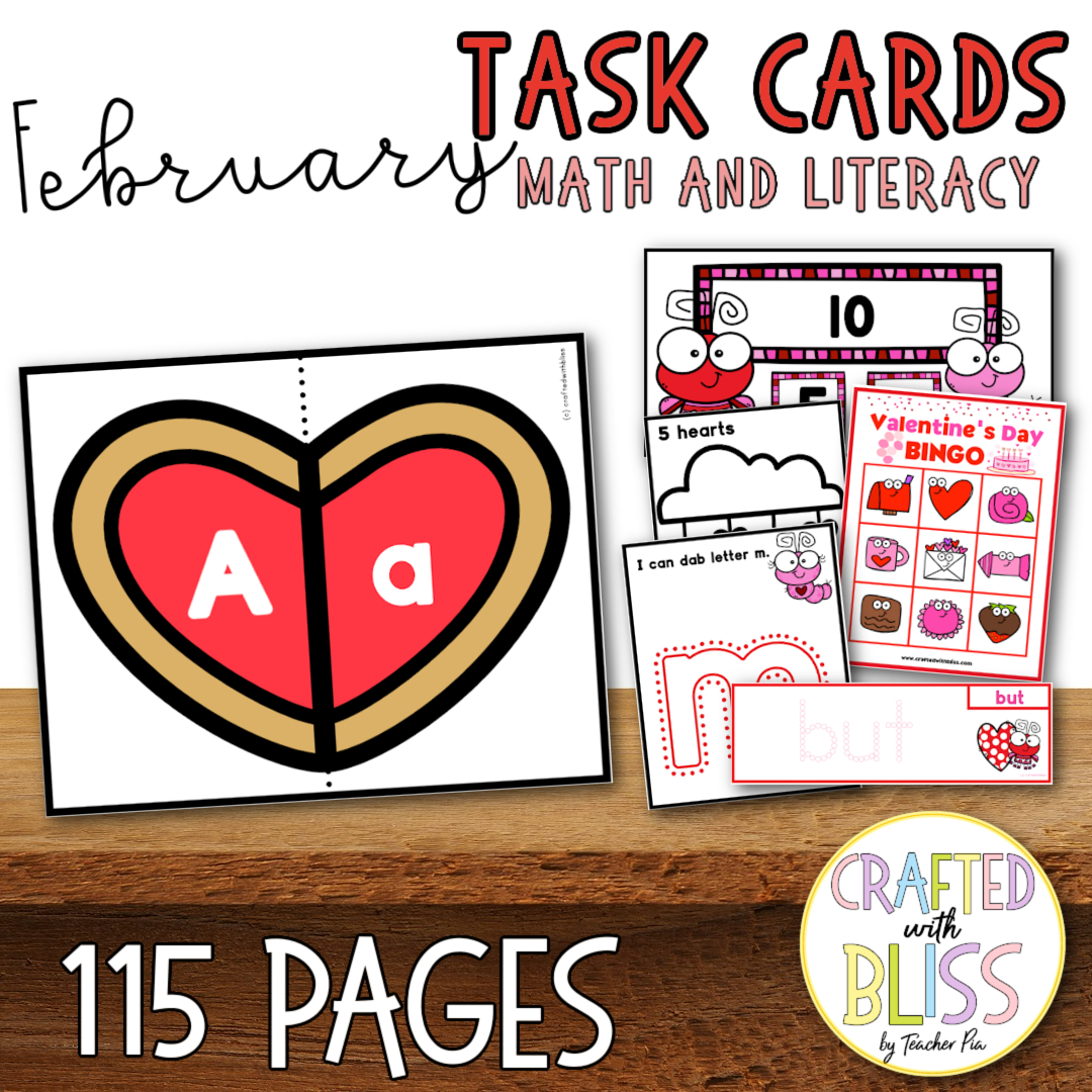 Task Cards Math and Literacy Mega Bundle