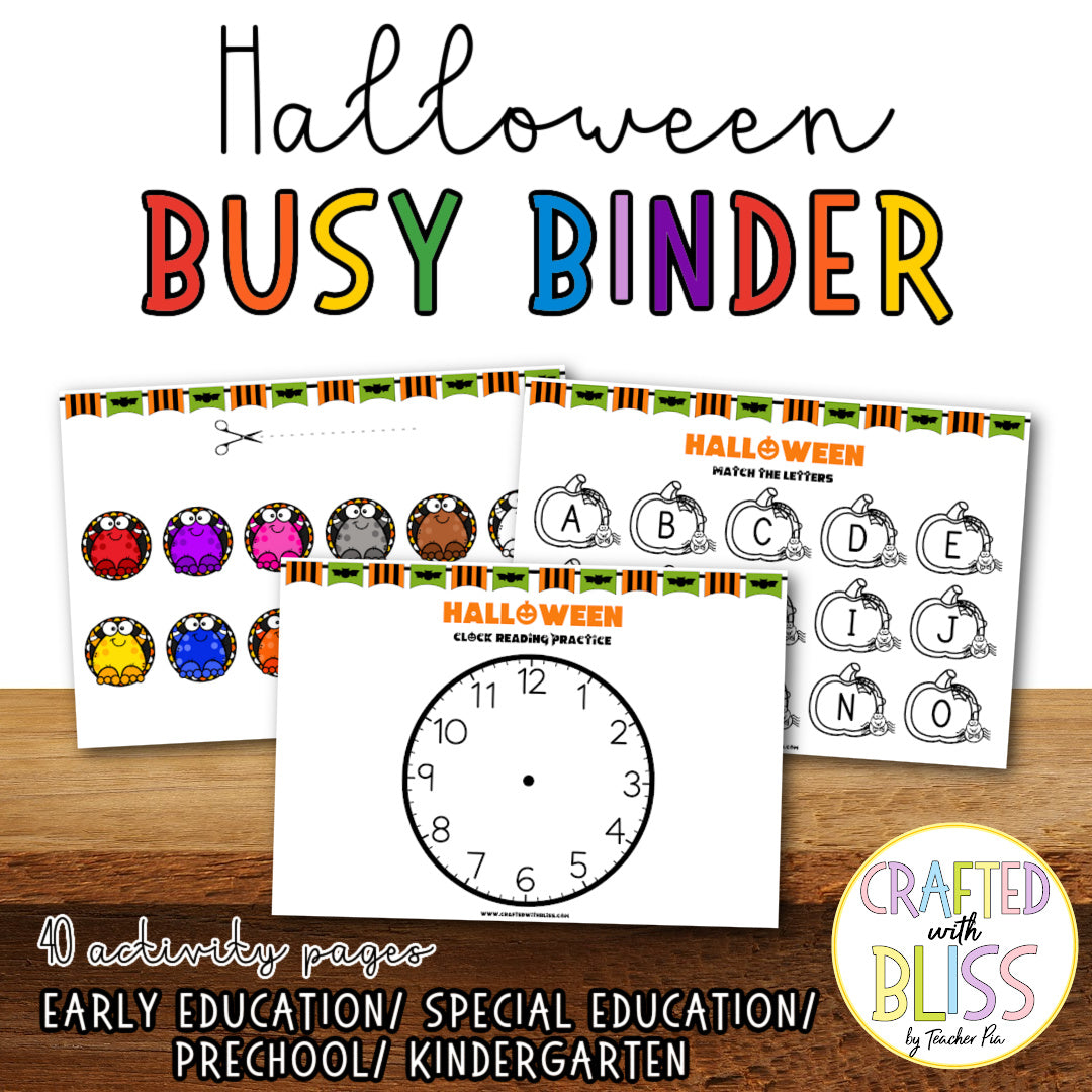 Holidays Busy Book/Binder Bundle SpEd, Toddler and Pre-K