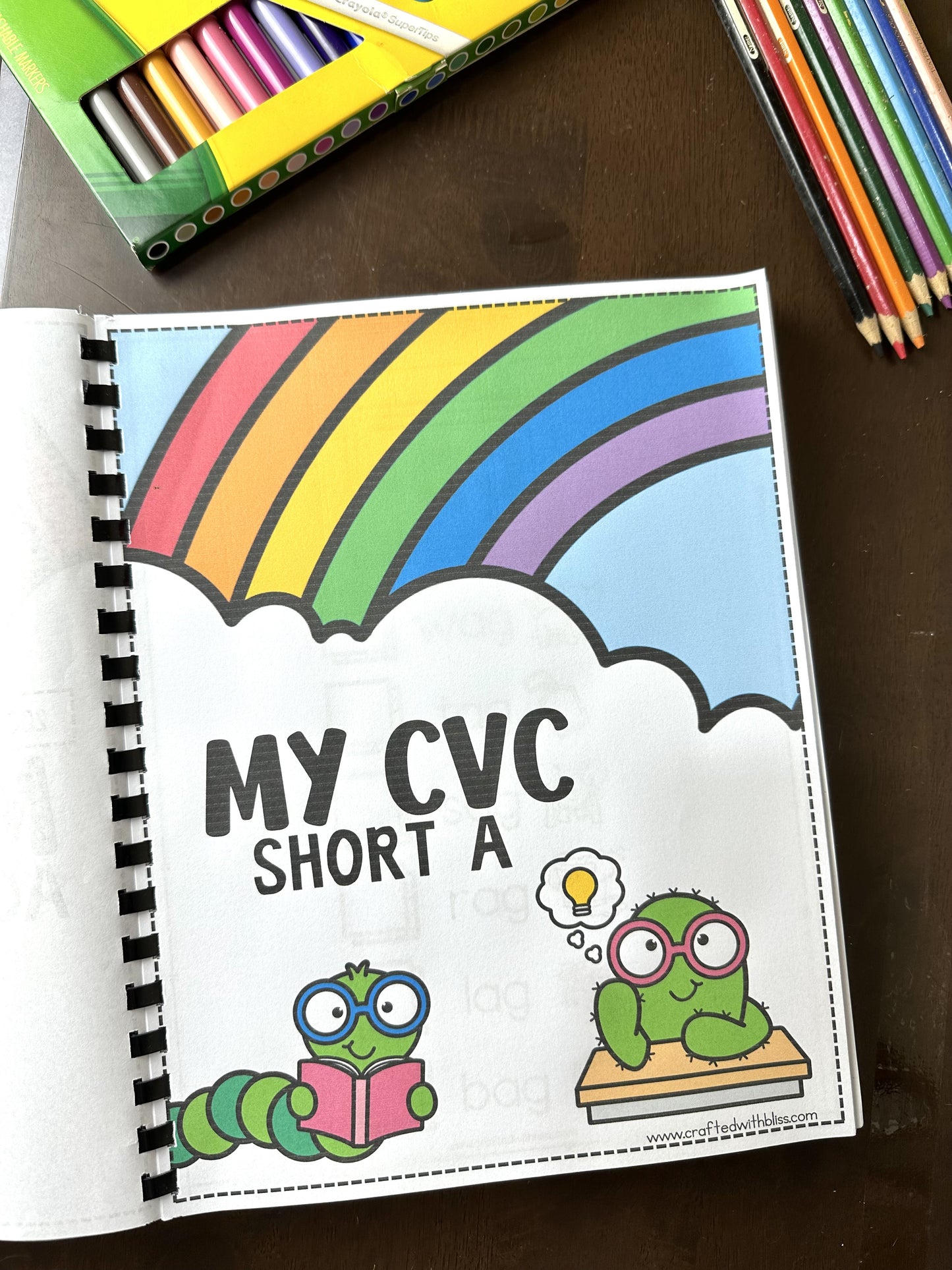 My CVC Activity Book (150+ pages) | Homeschool | Kindergarten | Literacy Center