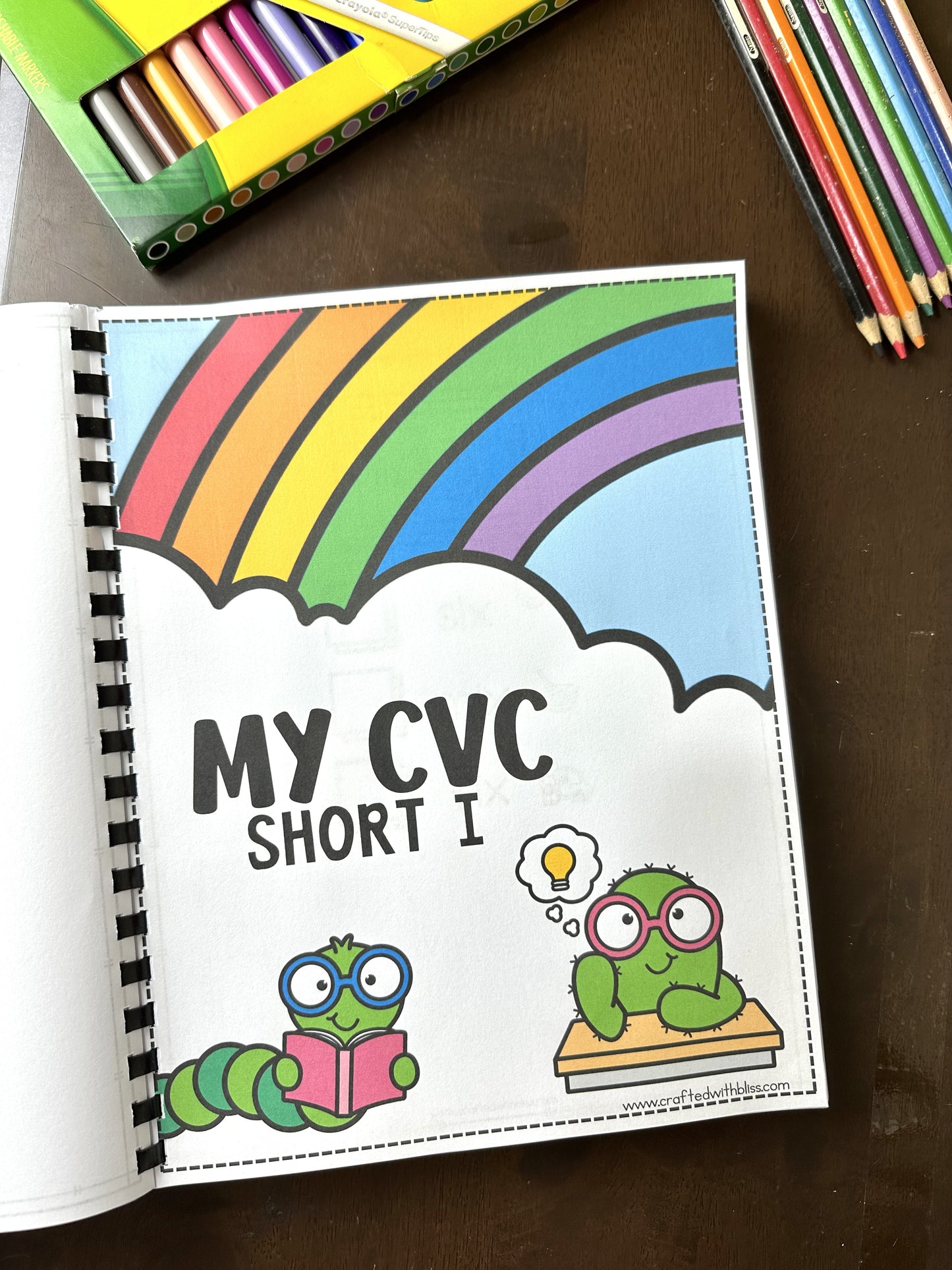 My CVC Activity Book (150+ pages) | Homeschool | Kindergarten | Literacy Center