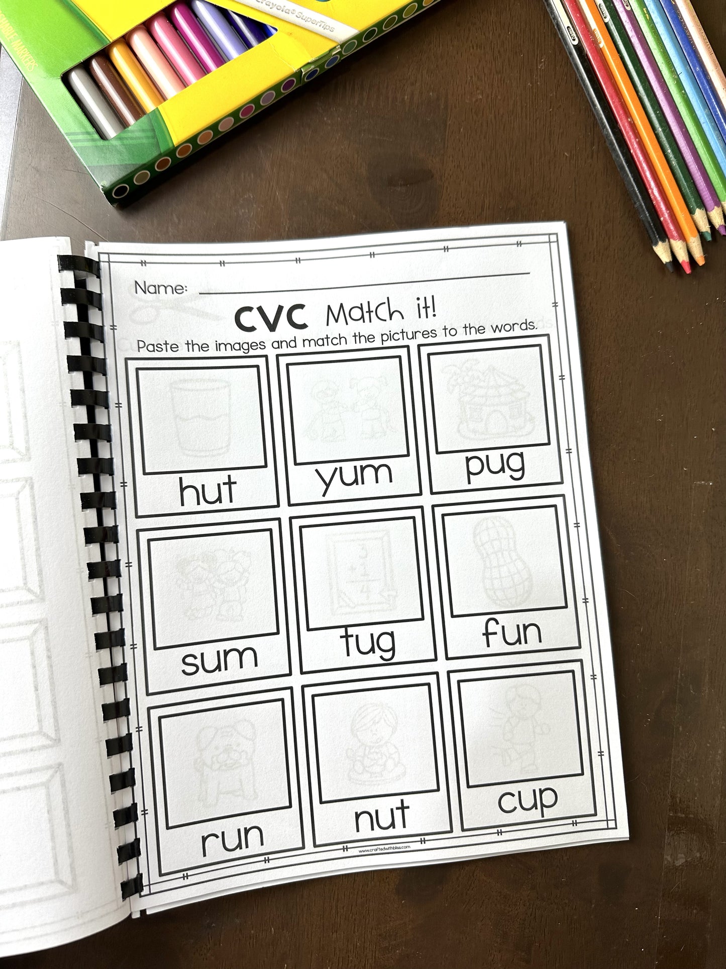 My CVC Activity Book (150+ pages) | Homeschool | Kindergarten | Literacy Center