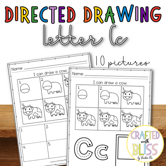 500+ Pages Directed Drawing Alphabet Mega Bundle - Save More with this bundle!