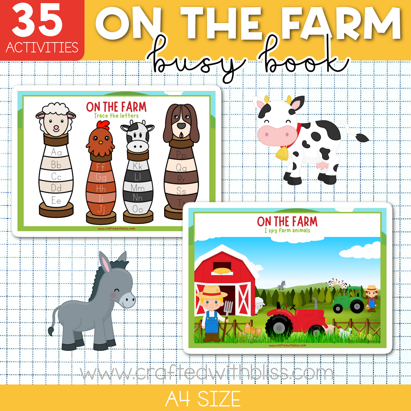 Themed Busy Book/Binder Growing Bundle (SpEd, Toddler and Pre-K) Preschool Busy Book! Save More with this bundle!