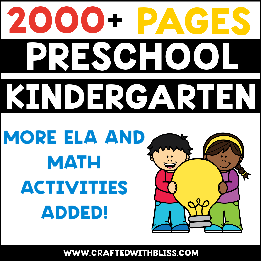 Pre-K Worksheets and Activities Mega Bundle,2000+ Pages of Preschool and Kindergarten Activities, Homeschool Printable, Preschool Curriculum