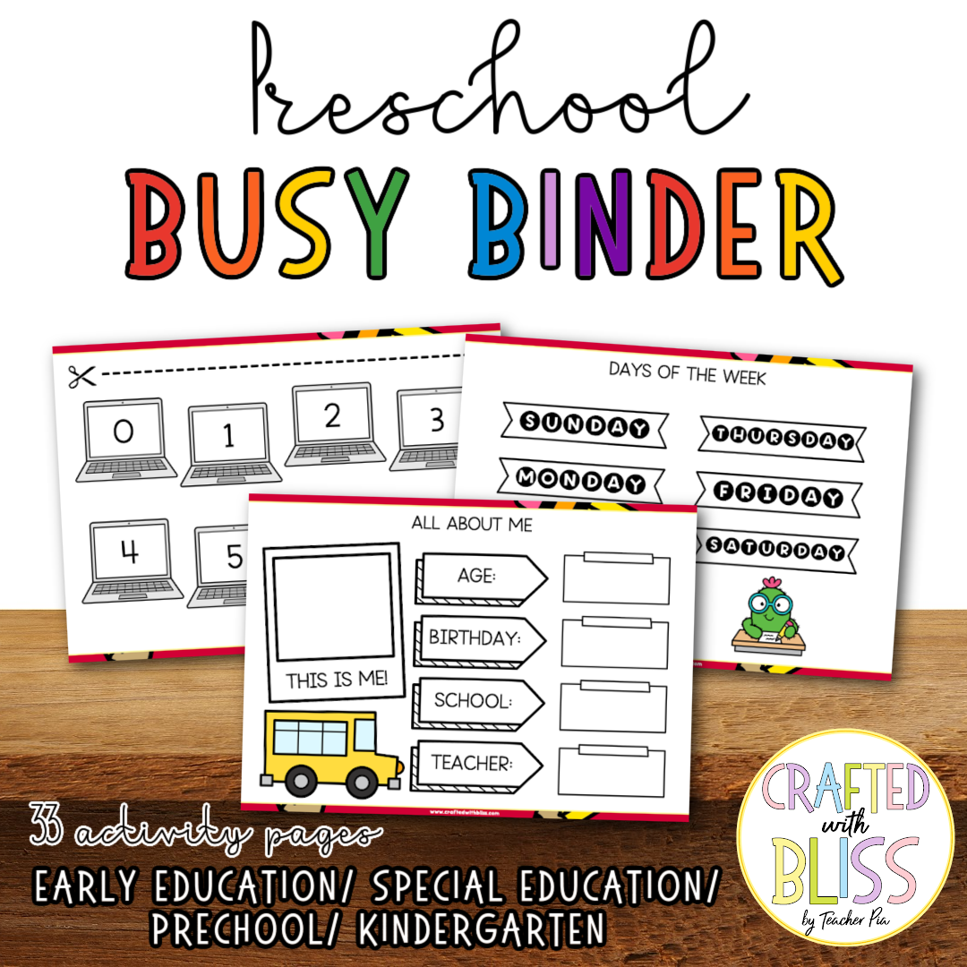 Themed Busy Book Mini Bundle